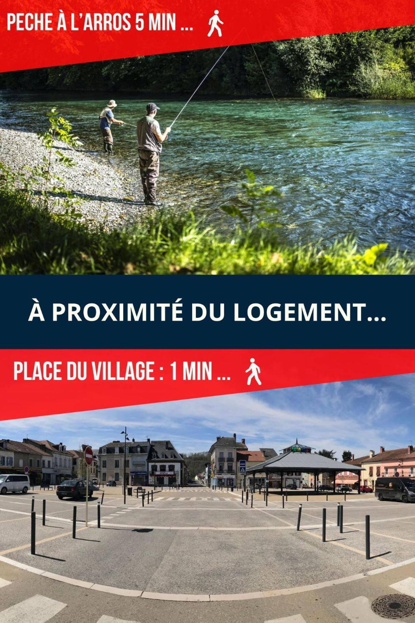 Logements Un Coin De Bigorre - La Pyreneenne - 130M2 - Canal Plus, Netflix, Rmc Sport - Wifi Fibre - Village Campagne Tournay Kültér fotó